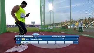 Doha 2014 : Top 3 | Discus Throw Men