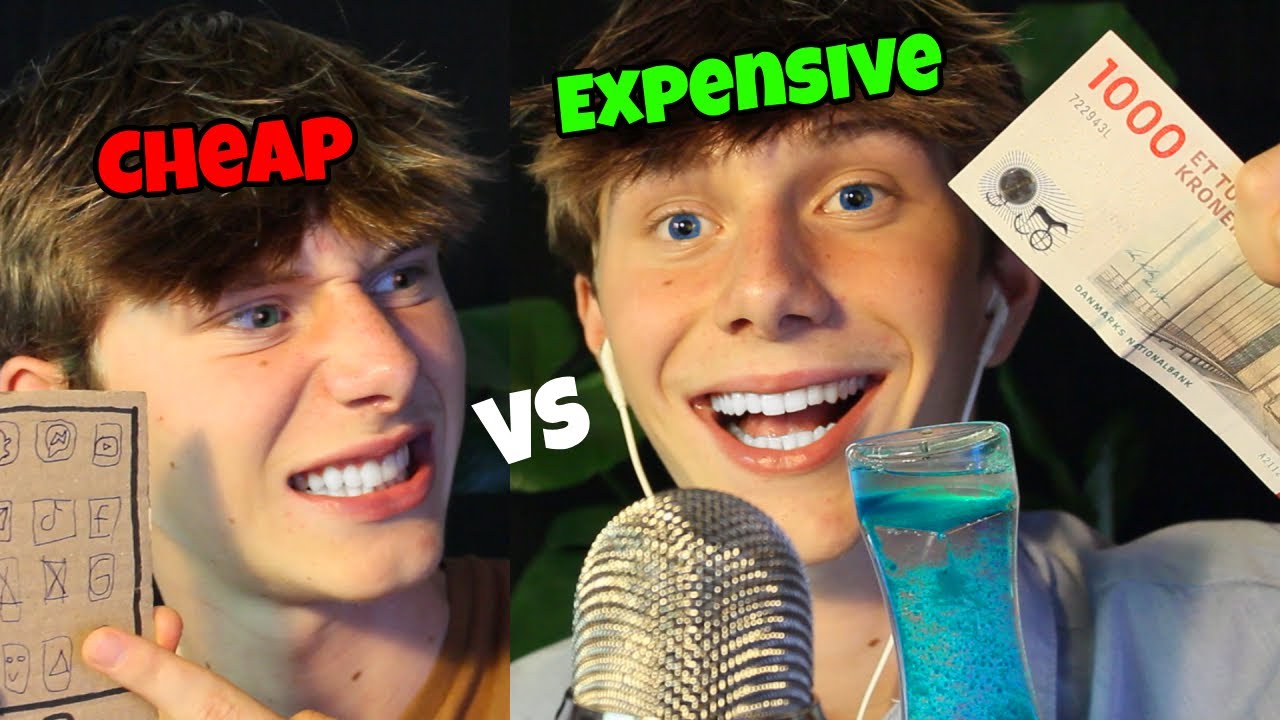 Asmr Cheap Vs Expensive Triggers Youtube