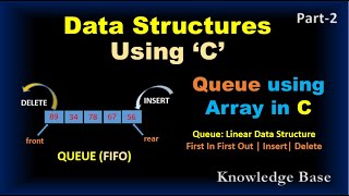 Queue using array in C Part-2 | Queue | Data Structures #Queue #datastructures