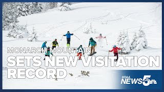 Monarch Mountain sets single-day visitation record over the weekend