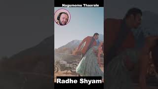 #shorts Nagumomu Thaarale (Teaser) | Radhe Shyam  Prabhas,Pooja Hegde  Justin Prabhakaran  Telugu