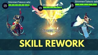 NEW SKILL REWORK FOR YI SUN SHIN, RAFAELA, ESTES | Shinmen Takezo | Mobile Legends