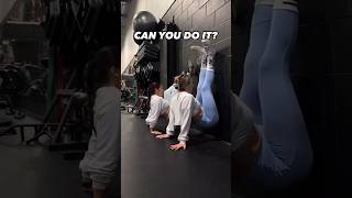 Can you do this wall challenge ? 😮 #workout #flexibility #yoga #mobility #amazing #gym #training