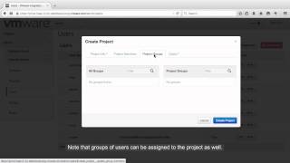 VMware Integrated OpenStack – Adding Projects and Users