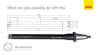 Extreme Silent Tools R825 fine boring adaptor