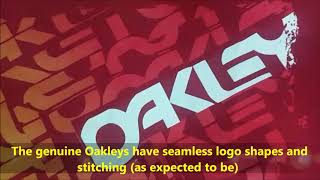 Real vs. Fake Oakley T-shirt. How to spot fake Oakley