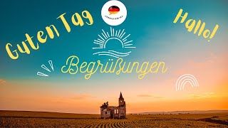 A1 - Lesson 2 | Begrüßungen | German Greetings Easy German | German Greetings for beginners