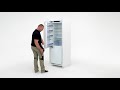 how to install your aeg door on door fridge freezer