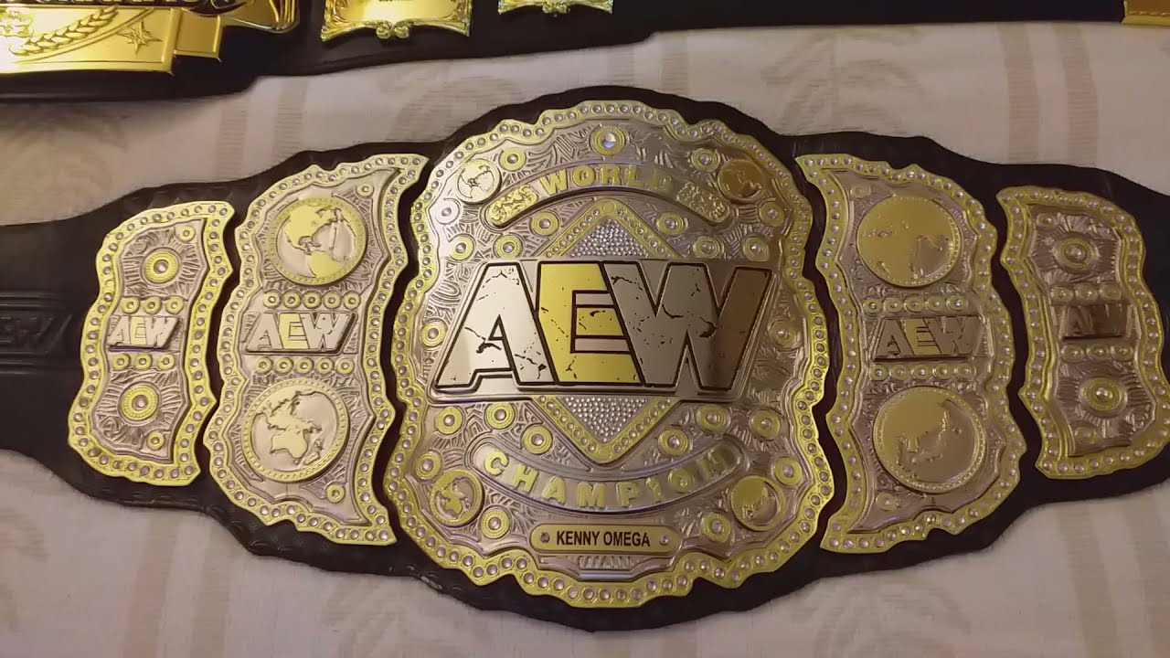 AEW World Heavyweight Championship From SA Championship Belts..! - YouTube