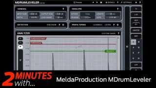 MeldaProduction's MDrumLeveler VST/AU plugin in action!