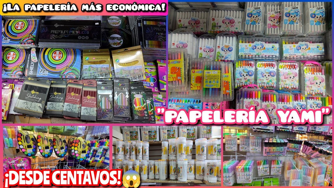 PAPELERÍA YAMI 😍 ¡LA PAPELERÍA MÁS BARATA DEL CENTRO! 🤑 / INICIA TU ...