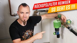 Grünbeck Rückspülfilter reinigen, Wasserfilter Hausanschluss, Rückspülfilter rückspülen, Boxer R/RD