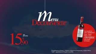 Menus 2015 - Noël et nouvel an - Menu Découverte