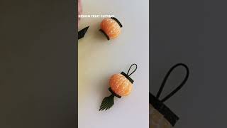 Garnish the dish with orange designs | 用橙色圖案裝飾盤子 | Design Fruit Cutting | #shorts #orange #viral