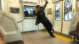 Nobuhiko Naruse Butho dancing in the train