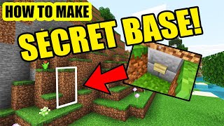 How To Make Secret Base Door With Buttons In Minecraft (EASY) 1.18. 1.19