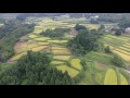 日本原風景　福島県喜多方市高郷町の里山の棚田