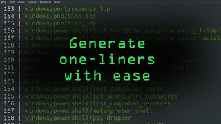Use One-Lin3r to Quickly Generate Reverse Shells, Run Commands & More [Tutorial]
