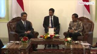 CE meets Indonesian president (17.9.2015)