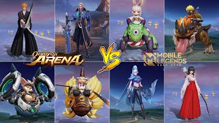 Mobile Legends Bang Bang VS Onmyoji Arena Hero Comparison Ultra HD 2024