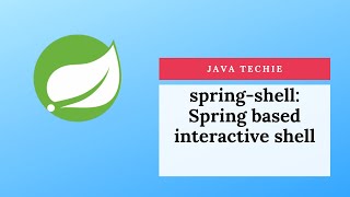 spring-shell: Spring based interactive shell | Java Techie