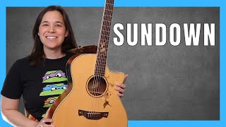 Sundown Guitar Lesson with FUN Lick!
