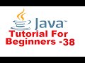 Java Tutorial For Beginners 38 - Create a File and Write in it Using PrintWriter and File class