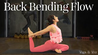 Back Bending Flow | Yoga For Strength | Backbend Yoga Flow | Yoga Back Stretch | Yoga Flow