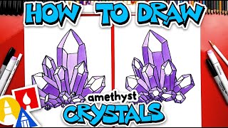 How To Draw Amethyst Crystals