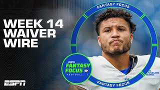 Week 14 Waivers: Must-Add Players Before Playoffs! | Fantasy Focus 🏈