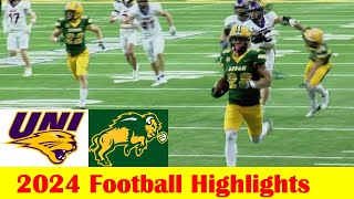 Northern Iowa vs North Dakota State Football Game Highlights 11 2 2024