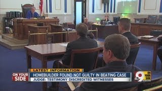 Homeowner found not guilty in beating case