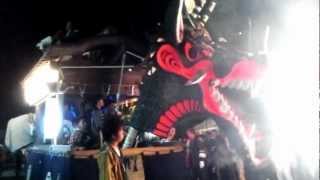 2012 南関祇園祭（大蛇山）首の振り方。