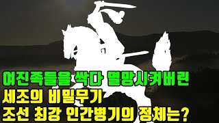 여진족들을 싹다 멸망시켜버린 세조의 비밀무기 조선 최강 인간병기의 정체는? 이시애의 난과 이만주 토벌 조선의 여진정벌 4부