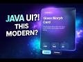 Java Can Look This Modern? | Glass Morph UI in JavaFX