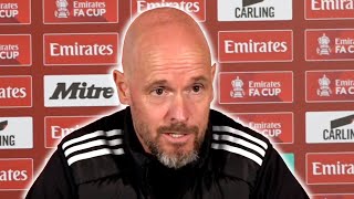 Your final match? 'I HAVE NOTHING TO SAY!' 🙊  Erik ten Hag | Man City v Man Utd | FA Cup Final