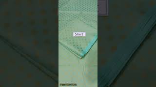 #Women #Unstitched #Suits #Jacquard #Cambric Cotton Shirt