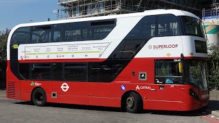 London Superloop Bus Route SL2 - Walthamstow to North Woolwich - CC/Subtitles