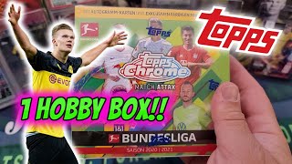 2020-21 Topps Chrome Match Attax Bundesliga Hobby Box Rip! ⚽