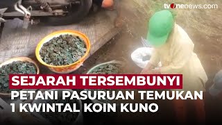 Petani Pasuruan Temukan Guci Kuno Berisi Ribuan Koin, Heboh Warga Sekitar! | OneNews Update