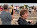 Greater Kensington string band on the Ocean City boardwalk play take me out to the ball game￼