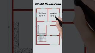 20*30 house plan//🏛🏠 20×30 ghar ka nqasha #shortvideo #youtubeshorts #youtbuechannel