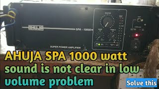 AHUJA SPA 10000 diver regulator transistor voltage is not proper working problem