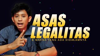 ASAS LEGALITAS \u0026 MAKNANYA