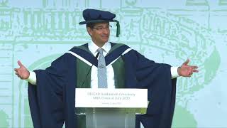 Opening Adress - Dean Urs Peyer - MBA20J Graduation Ceremony