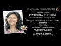 14th january 2025 funeral mass of patricia pereira st anthonys church mudfort