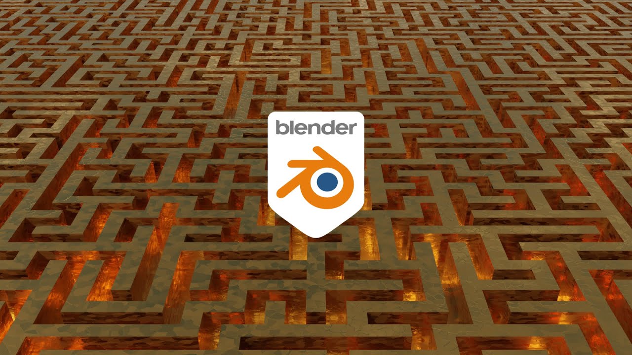 Free Maze Creator Add On In Blender Youtube