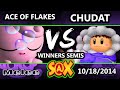 S@X Monthly - MOR | Chudat (Ice Climbers) Ace Of Flakes (Puff) SSBM Winners Semis - Melee