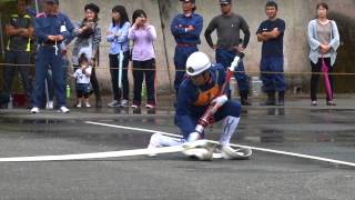 佐川町消防団尾川分団消防操法大会20141012