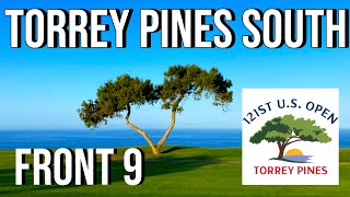 TACKLING TORREY PT 1 | 2021 US OPEN FRONT 9 Preview Course Vlog | Shot for Shot with Drone Flyovers